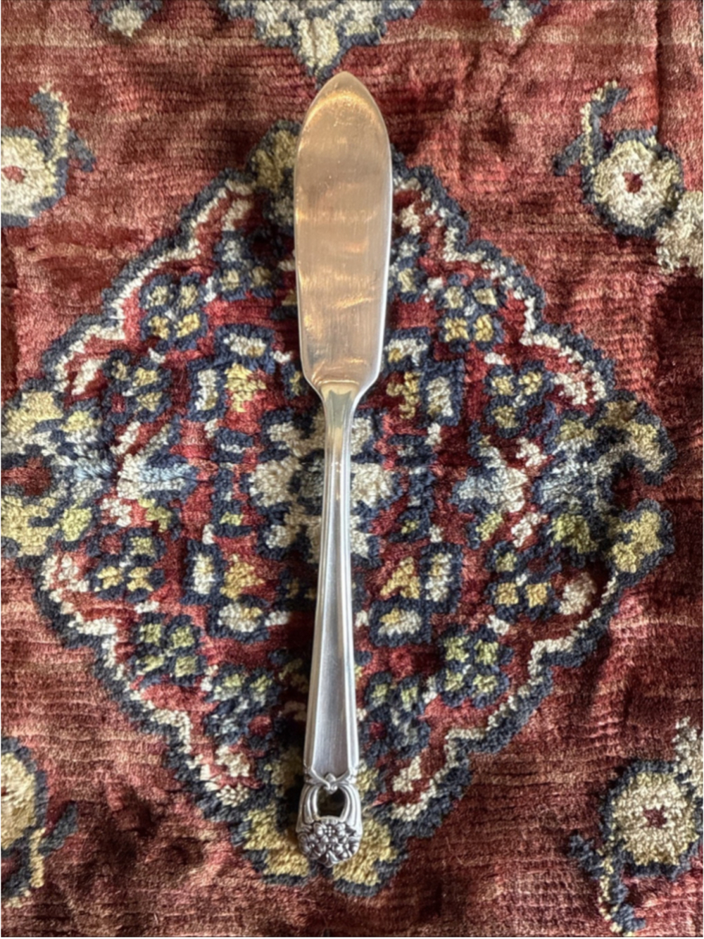 1847 Rogers Bros Eternally Yours Master Butter Knife Spreader Silverplate IS